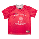 NIKE Courses Express 25 Mens T-Shirt Red V-Neck XL