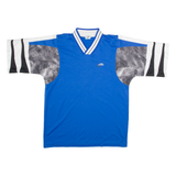 PRO TOUCH Mens T-Shirt Blue V-Neck XL