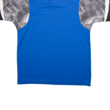 PRO TOUCH Mens T-Shirt Blue V-Neck XL