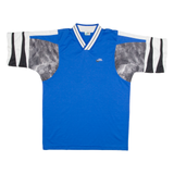 PRO TOUCH Mens T-Shirt Blue V-Neck XL