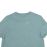 ADIDAS Cropped Womens T-Shirt Green UK 18