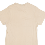 ADIDAS Womens T-Shirt Beige UK 12