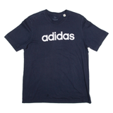 ADIDAS Mens T-Shirt Blue L