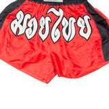 BRITISH TAI BOXING Mens Sports Shorts Red Relaxed XL W24