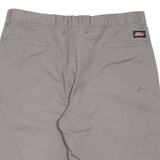 DICKIES Mens Workwear Shorts Grey Relaxed M W34
