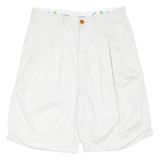 CALIFORNIA SUMMERTIME Womens Chino Shorts Beige Relaxed M W30