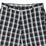 DICKIES Mens Workwear Shorts Black Relaxed Check 2XL W40