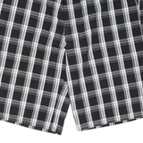 DICKIES Mens Workwear Shorts Black Relaxed Check 2XL W40