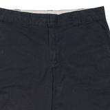 DICKIES Mens Workwear Shorts Black Relaxed XL W38