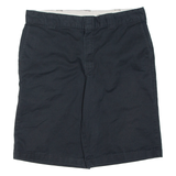 DICKIES Mens Workwear Shorts Black Relaxed XL W39
