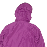 BALLY Womens Jacket Purple Hooded UK 8