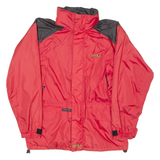NORDCAP Mens Jacket Red Hooded Colourblock M