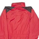 NORDCAP Mens Jacket Red Hooded Colourblock M