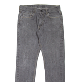 LEVI'S 511 Jeans Mens Grey Skinny Straight W33 L32