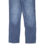 LEVI'S 514 Jeans Mens Blue Slim Straight Stone Wash W34 L32