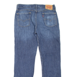 LEVI'S 514 Jeans Mens Blue Slim Straight Stone Wash W34 L32