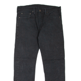 LEVI'S 513 Jeans Mens Black Slim Straight W34 L30