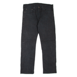 LEVI'S 513 Jeans Mens Black Slim Straight W34 L30