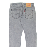 LEVI'S 512 Jeans Mens Grey Slim Tapered W29 L30