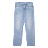 LEVI'S 505 Jeans Mens Blue Regular Straight Stone Wash W38 L34