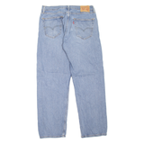LEVI'S 505 Jeans Mens Blue Regular Straight W34 L32