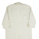 VALENTINE Womens Trench Coat Beige 90s UK 14
