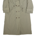C&A Womens Trench Coat Green 90s L