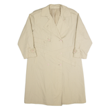 Womens Trench Coat Beige 90s UK 14