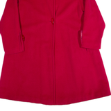MAURICE WEINBERG Womens Overcoat Coat Red 90s M