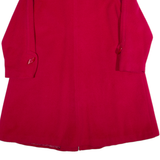 MAURICE WEINBERG Womens Overcoat Coat Red 90s M