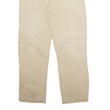 CARHARTT Cargo Mens Trousers Beige Relaxed Straight W36 L32