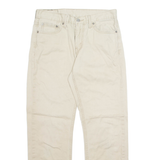 LEVI'S Mens Trousers Beige Regular Straight W30 L29