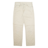 LEVI'S Mens Trousers Beige Regular Straight W30 L29