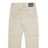 LEVI'S Mens Trousers Beige Regular Straight W30 L29