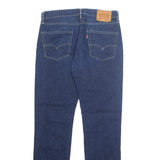 LEVI'S Womens Trousers Blue Regular Tapered W32 L34