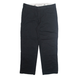 DICKIES Chino Mens Trousers Black Relaxed Straight W40 L31