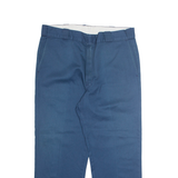 DICKIES Chino Mens Trousers Blue Regular Straight W36 L26