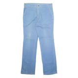 LEVI'S Womens Trousers Blue Regular Tapered W34 L33