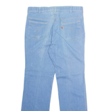 LEVI'S Womens Trousers Blue Regular Tapered W34 L33