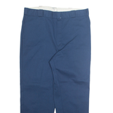 DICKIES Chino Mens Trousers Blue Regular Straight W40 L30