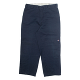 DICKIES Chino Mens Trousers Blue Regular Straight W38 L30