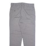 DICKIES Chino Mens Trousers Grey Slim Tapered W34 L32