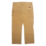 DICKIES Carpenter Cargo Mens Trousers Beige Regular Tapered W36 L30