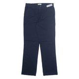 DICKIES Chino Womens Trousers Blue Regular Tapered W32 L32