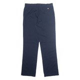 DICKIES Chino Womens Trousers Blue Regular Tapered W32 L32