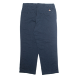 DICKIES Chino 874 Mens Trousers Blue Regular Straight W34 L27