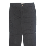 DICKIES Cargo Womens Trousers Grey Relaxed Tapered W30 L30