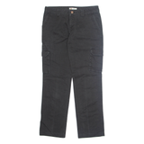 DICKIES Cargo Womens Trousers Grey Relaxed Tapered W30 L30