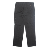DICKIES Cargo Womens Trousers Grey Relaxed Tapered W30 L30