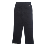 DICKIES Chino Mens Trousers Black Regular Straight W32 L32